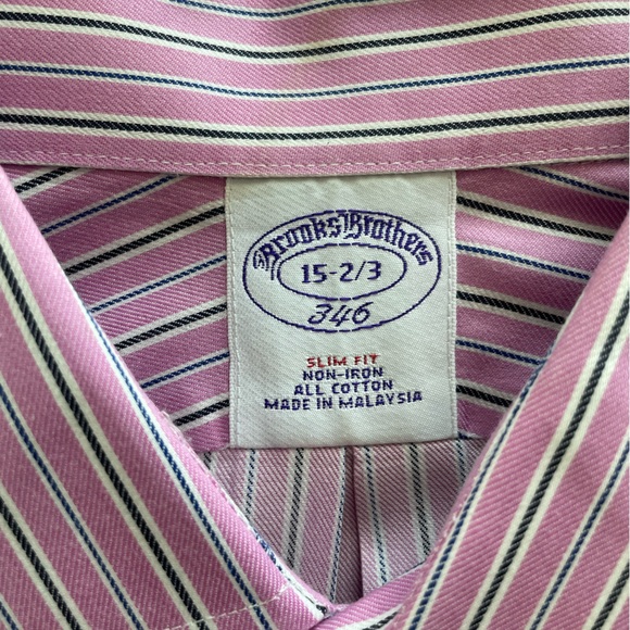Brooks Brothers Dress Shirt, Slim Fit - Picture 3 of 3